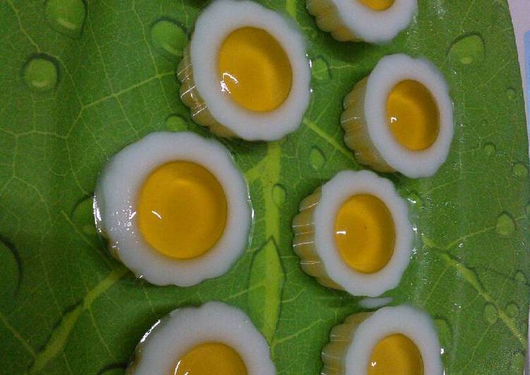 Puding telur mata sapi