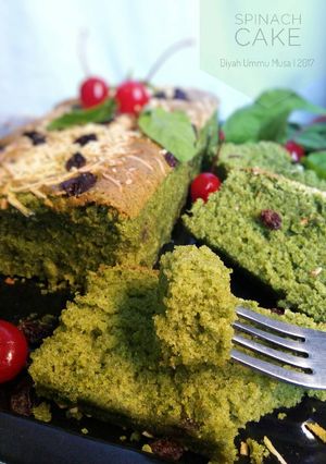 Foto resep Spinach Cake / Cake Bayam