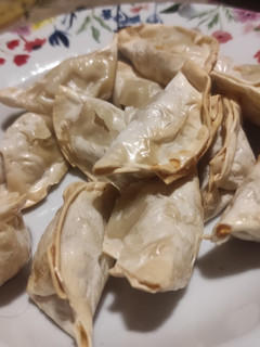 Una foto de Gyozas de pollo