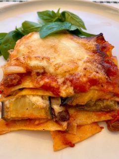 Padlizsános lasagna 2 recept fotója