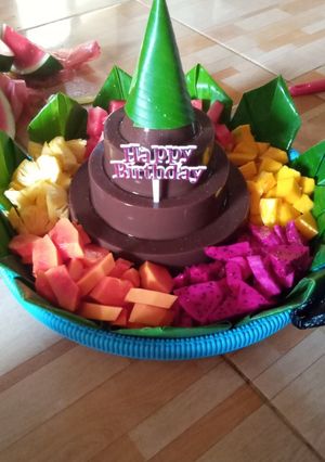 Foto resep Tugar ala mak kia (tumpeng agar agar)