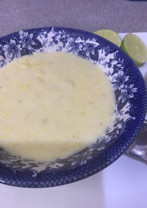 صورة لوصفة شوربة الذرة