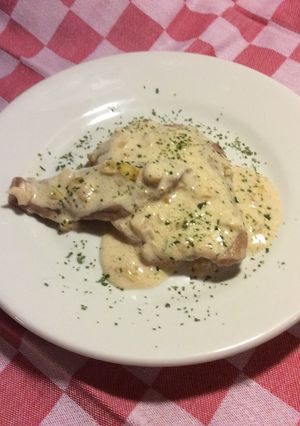 Une photo de Bavette de veau à la crème de chèvre