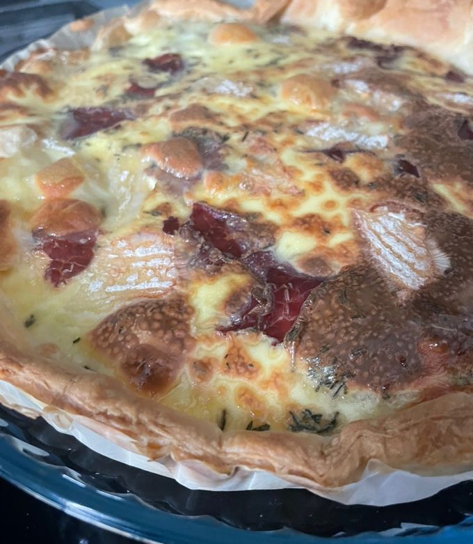 Une photo de Quiche viande de grison / st Marcelin
