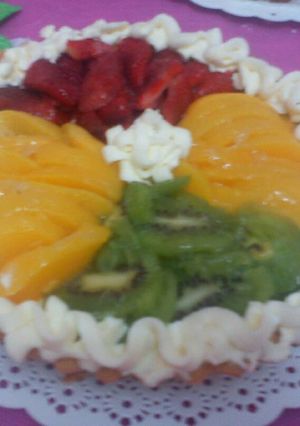 Una foto de "Tarta frutal de las 250.000 visitas"