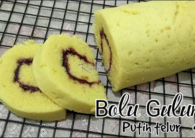 Langkah Mudah untuk Menyiapkan Bolu gulung putih telur Anti Gagal