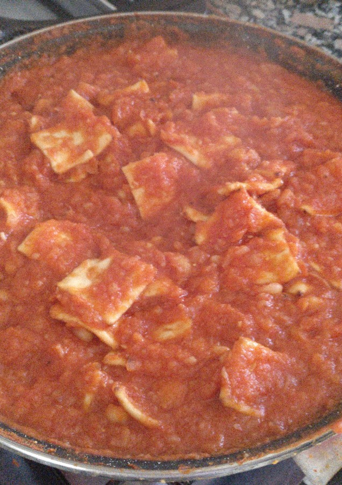 Una foto de Pasta manchega con alubias