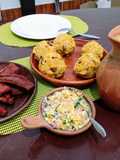 Tacacho con cecina, Jugo de cocona y Salsa de cocona