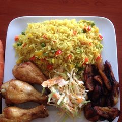 A picture of Simple veg fried rice.