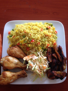 A picture of Simple veg fried rice.