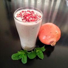 A picture of Pomegranate Lassi.