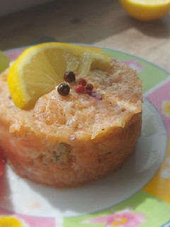 Une photo de Tartare de saumon