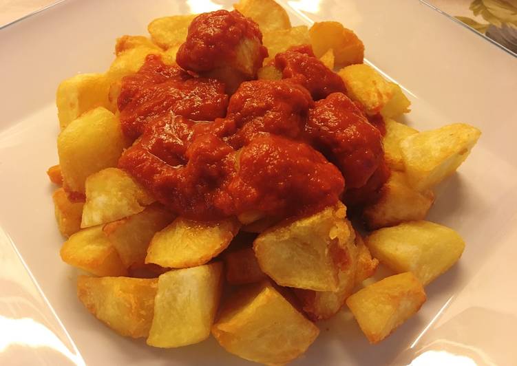 Patatas bravas extra picantes con truco!🌶🌶