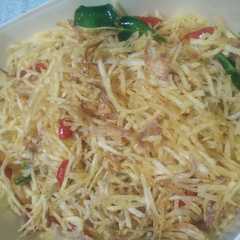Kering kentang teri bumbu iris রেসিপির প্রধান ছবি