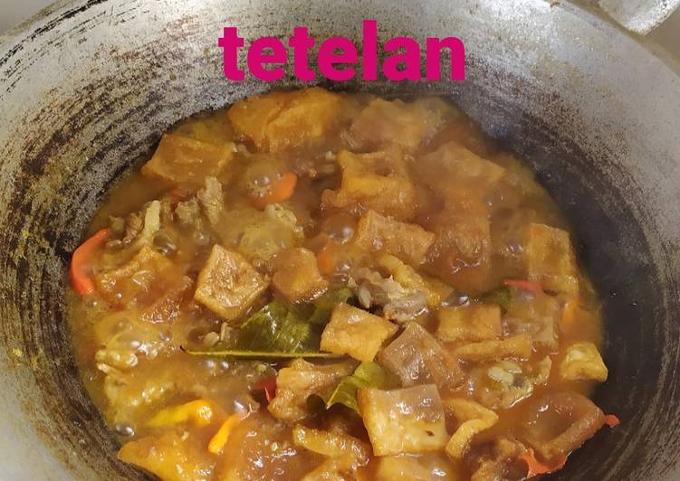 Resep Sambel Krecek Tetelan Anti Gagal