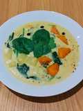 Zuppa di cipolle patate e zucca