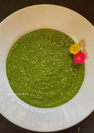 A picture of Spinach Shorba.