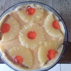 A picture of Pineapple pudding.