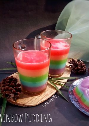 Foto resep Rainbow Pudding