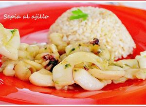 Foto principal de Sepia al ajillo. (Thermomix)