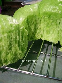Foto resep Roti sobek pandan kukus #kamismanis