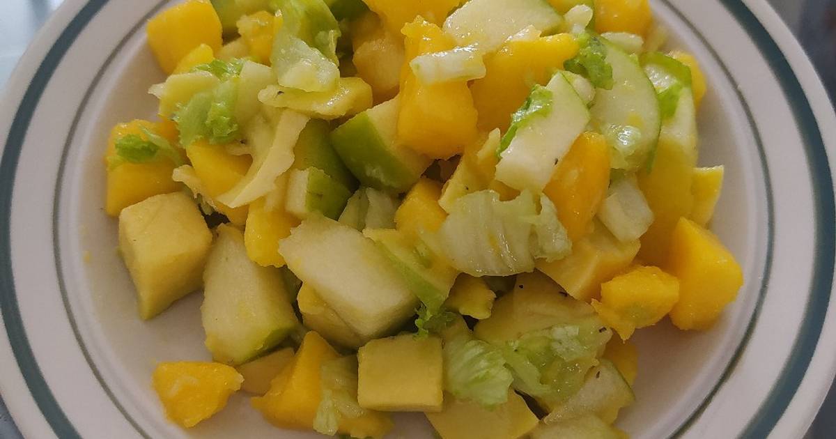 Ensalada de mango, aguacate y lechuga Receta de Camila Ataya - Cookpad