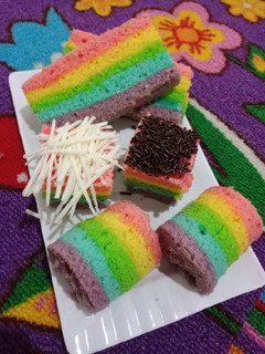 Foto resep Bolu kukus Rainbow