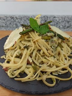 Una foto de Tallarines "scapiverdi" 🍝