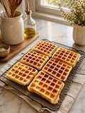 Waffles belgas clásicos