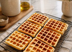 Una foto de Waffles belgas clásicos