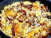 A picture of saffron rice