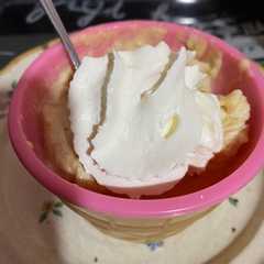 Una foto de Helado plátano maní