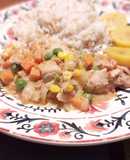 Salteado de pollo! Receta rápida #recetasconpollo #Cookpad
