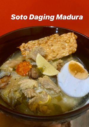 Foto resep Soto Daging Madura ✨