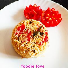 Tomato Pulao A picture of Tomato Pulao.