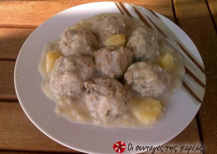 Sunday Fresh Giouvarlakia (rice meatballs)