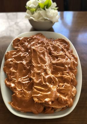 Una foto de Carre de Cerdo con Salsa Barbacoa