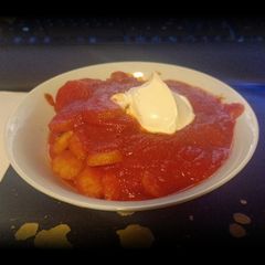 A picture of Tomato-Potato "Salad".