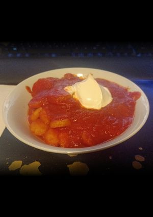 A picture of Tomato-Potato "Salad".