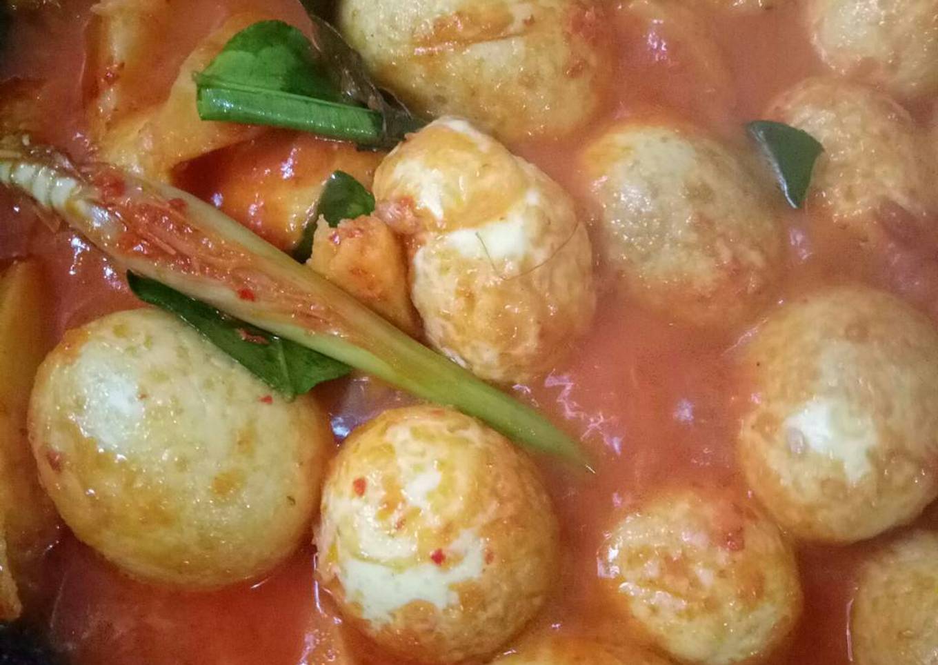 Balado telor ayam by. Mama hugo