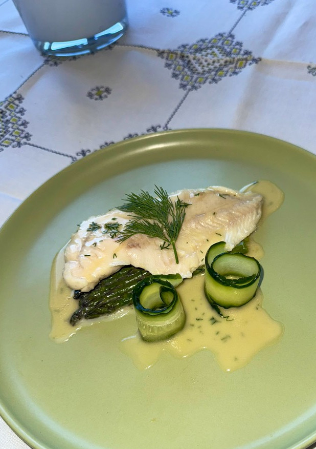 Una foto de Lenguado al Beurre Blanc 🐟