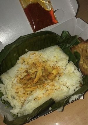 Foto resep Nasi bakar ayam jamur
