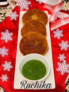 A picture of Arbi ki tikki.