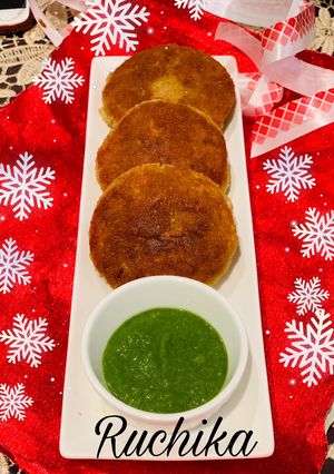 A picture of Arbi ki tikki.