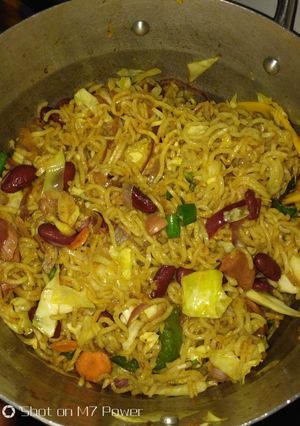 A picture of Indomie noodles.