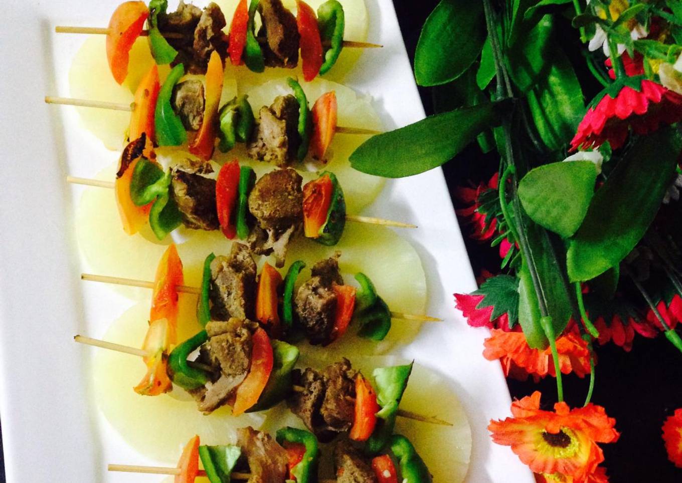 Beef skewers