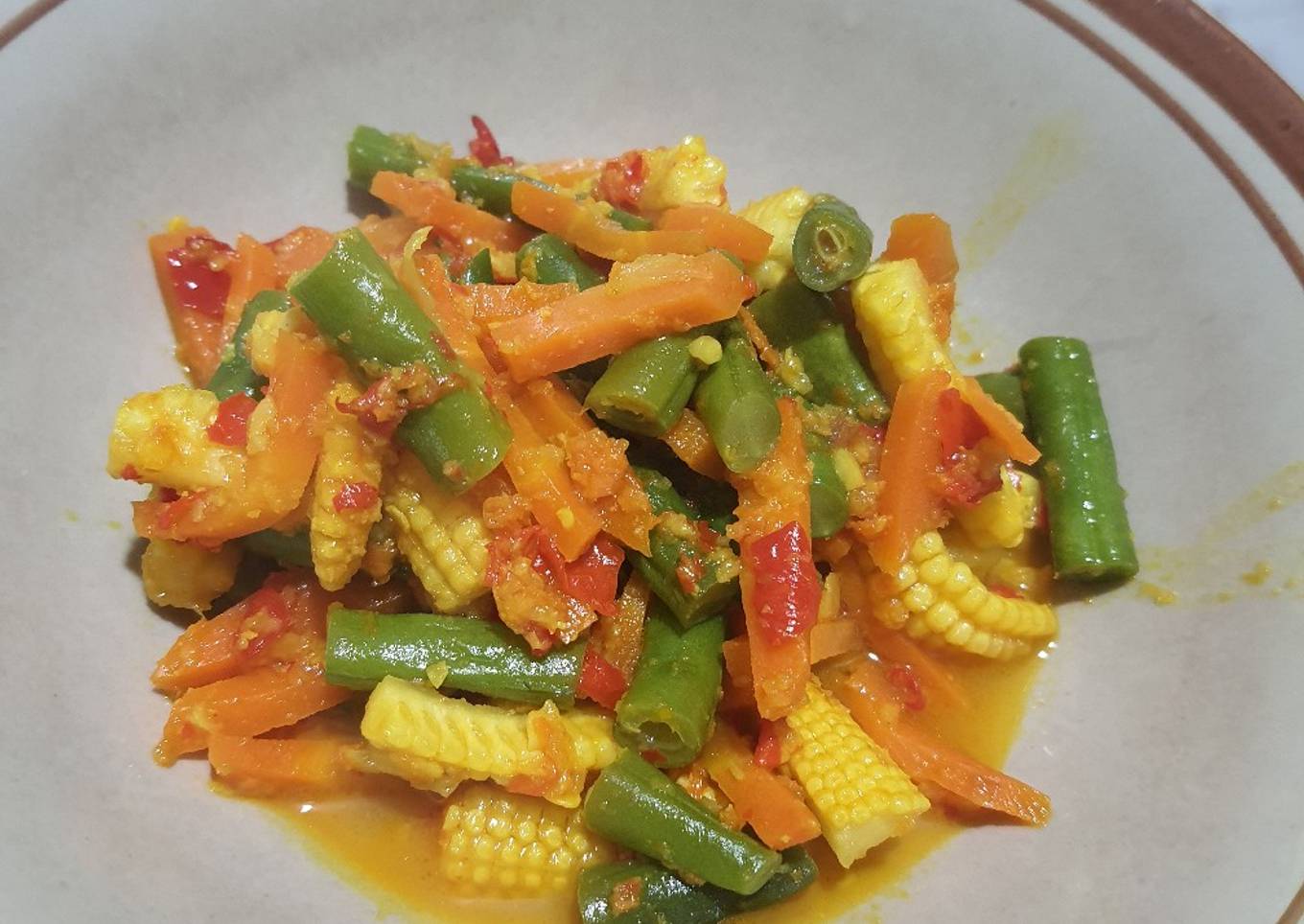 Tumis Buncis Bumbu Kuning