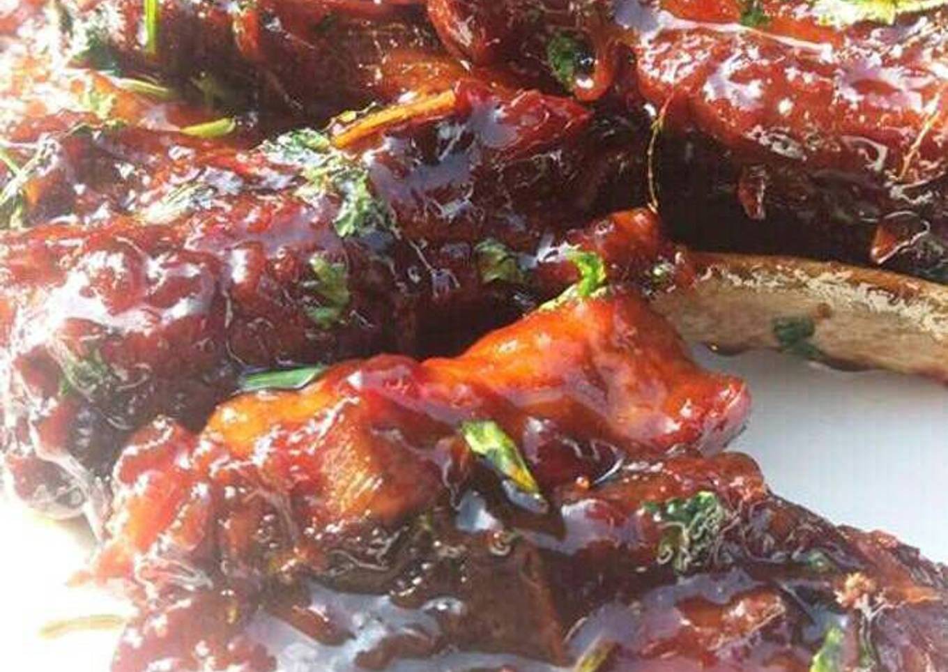 Pork spare ribs