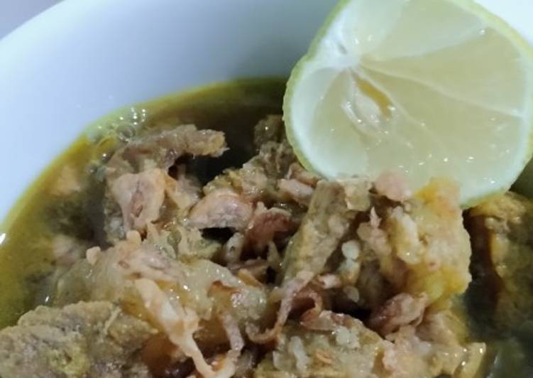 Soto Daging bumbu Bamboo