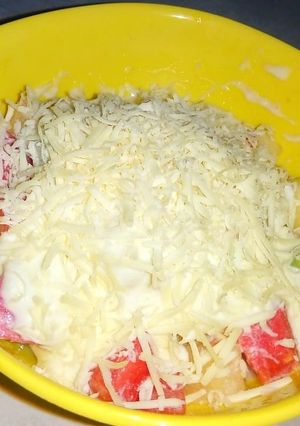 Foto resep Salad Buah Yoghurt Durian